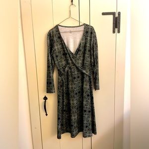 PrAna faux wrap knit dress XL